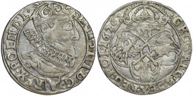 Sigismund III Vasa, 6 Groschen Krakau 1626
Ładna, szczególnie jak na ten typ monety. Dobrze zachowany z lustrem menniczym.
Herb półkozic pod popiersie...