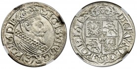 Sigismund III Vasa, 3 Kreuzer Krakau 1617 - NGC MS63
Wyjątkowej urody trzykrucierzówka, wręcz niespotykana w takim stanie zachowania.
Najwyższa nota w...