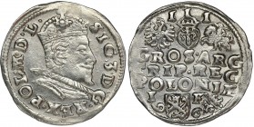 Sigismund III Vasa, 3 Groschen Lublin 1596
Piękna moneta. Obustronne mennicze lustro, znakomita jakość bicia i zdrowy, ostry detal.
Odmiana z wąską i ...