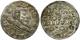 Sigismund III Vasa, 3 Groschen Posen 1592
Odmiana ze skróconą datą z lewej strony, wąska twarz króla, wysoka korona. Wariant z SIG 3. Reference: Iger ...