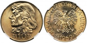 10 złotych 1969 Kościuszko - NGC MS68
Brilliant, mint coin with the highest grade in NGC population report.&nbsp;
Moneta o znakomitej prezencji.&nbsp;...