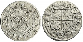 Pommern, Boguslaw XIV, Groat Darlowo 1620
Zjednoczone księstwo pomorskie.
Bardzo ładny.
Reference: Kopicki 4338 (R1)
Grade: XF-