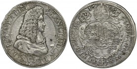 Silesia, Duchy of Neisse, Franz Ludwig von Pfalz-Neuburg, 15 Kreuzer Neisse 1694 LPH
Piętnastokrajcarówka z poszukiwanej i pożądanej mennicy w Nysie.
...