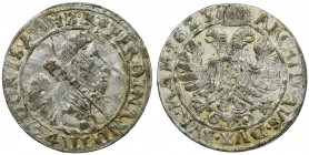 Silesia, Ferdinand II, 24 Kreuzer Neisse 1623 - RARE
Rzadsza odmiana dwudziestoczterokrajcarówki z popiersiem w otoku wewnętrznym.
Moneta wybita pod p...