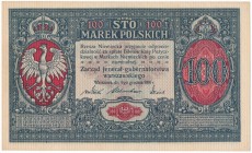 100 marek 1916 Jenerał - 7 cyfr - NIEZWYKŁA RZADKOŚĆ w unikalnym stanie
Banknot, który w stanie emisyjnym należy do prawdziwych rarytasów.&nbsp;
Bez w...