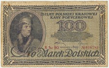 100 marek 1919 - X Ser. BG - RZADKOŚĆ
Bazując na naszym wieloletnim doświadczeniu w polskim banknocie to właśnie tą odmianę możemy śmiało zaliczyć do ...