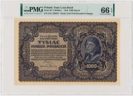 1.000 marek 1919 - III Serja AL - PMG 66 EPQ
Banknot pospolity, ale z wysoką notą od PMG wart docenienia, szczególnie ze względu na wyższy koszt gradi...