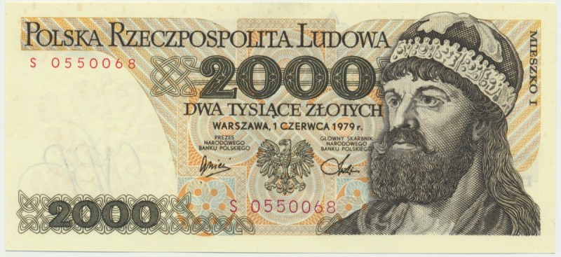2.000 złotych 1979 - S -
Poszukiwana pierwsza seria jednoliterowa dla tego roczn...