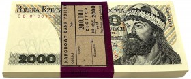 Paczka bankowa 2.000 złotych 1982 - CB - 100 sztuk - RZADKA
Rzadka paczka. Ciekawsza seria.
Pięknie zachowana.
Tak jak w przypadku większości paczek, ...