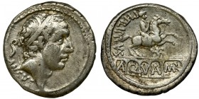 Roman Republic, Marcius Philippus, Denarius
Lucius Marcius Philippus was a monetary triumvir in 56 BC while his father, who had the same name as him, ...