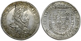 Austria, Rudolf II, Thaler Hall 1603 - RARE
Much rarer and very interesting type of laurel wreath on the king's head, ended with only one leaf.
Very w...