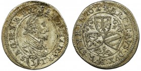 Austria, Ferdinand II, 3 Kreuzer Graz 1624 Reference: Herinek 1075
Grade: VF+