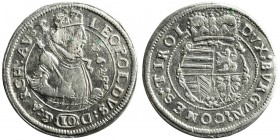 Austria, Leopold V, 10 Kreuzer Hall 1628
Very nice piece.

Obverse: crowned and armored half-length bust right, holding sceptre and sword-in-scabbard
...