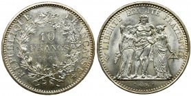 France, V Republic, 10 Francs Paris 1966 Reference: Gadoury 813
Grade: AU/UNC