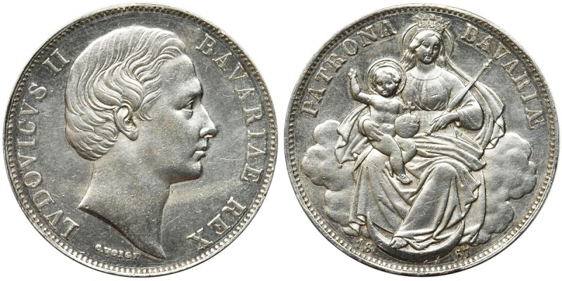 Germany, Bavaria, Ludwig II, Thaler Munich 1867
Very nice Ludwig II Bavarian tha...