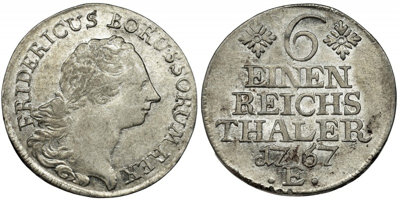 Germany, Kingdom of Prussia, Friedrich II, 1/6 Thaler Königsberg 1767 E
Nice pie...