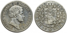 Germany, Kingdom of Prussia, Friedrich Wilhelm III, Thaler Berlin 1830 A
Cleaned.
Moneta czyszczona.&nbsp;&nbsp;&nbsp;&nbsp;&nbsp;&nbsp;&nbsp;&nbsp; R...