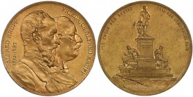 Germany, Medal Alfred Krupp 1892
Medal for the unveiling of the Alfred Krupp statue in Essen in 1892. Signed by Anton Scharff (A.SCHARFF•WIEN). Obvers...