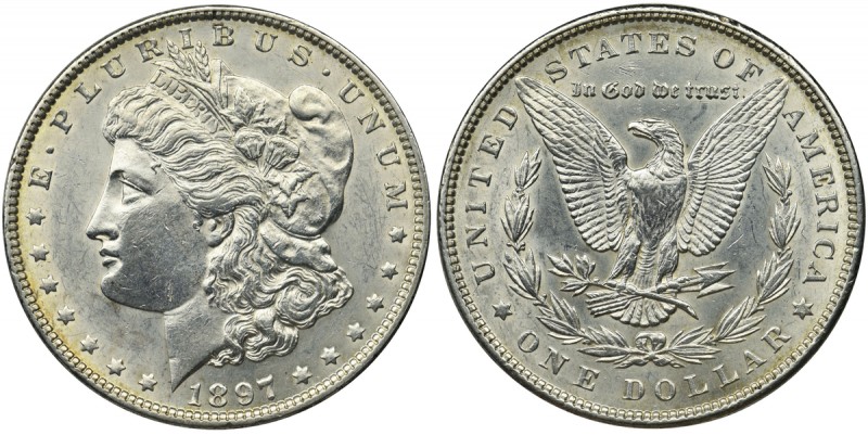 USA, 1 dollar Philadelphia 1897 - Morgan
Mint's freshness piece with a delicate ...