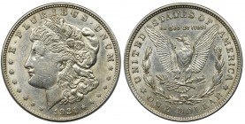 USA, 1 dollar Philadelphia 1921 - Morgan
Mint freshness piece with a pleasant clock shine.
Menniczej świeżości egzemplarz z przyjemnym zegarowym połys...