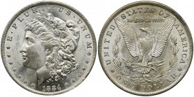 USA, 1 dollar New Orleans 1884 - Morgan
Excellent piece. Sharp detail and a deep clockwork sheen. Beautiful coin.
Znakomity egzemplarz.&nbsp;
Ostry de...