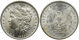 USA, 1 Dollar New Orleans 1885 - Morgan
Morgan very well preserved. Beautifully preserved coin.
Bardzo ładnie zachowany Morgan.
Pięknie zachowana mone...