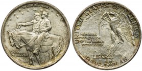 USA, 1/2 Dollar Philadelphia 1925 - Stone Mountain Memorial
Very nice piece with a patina. Silver '900'.
Bardzo ładny egzemplarz z miejscową patyną.
S...