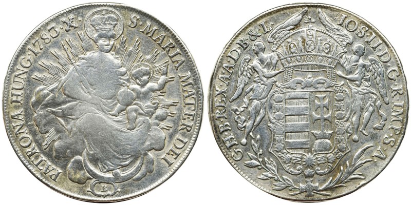Hungary, Joseph II, Thaler Kremnitz 1783 B
Very nice piece, with a delicate pati...