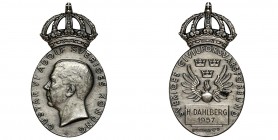 Sweden, Medal of Gustav VI Adolf
Medal of Gustav VI Adolf (1882-1973) of the King of Sweden in 1950-1973, made of silver with visible silver finishes,...