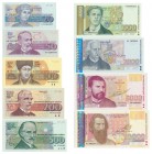 Bulgaria, Set of 20-10.000 levas 1991-96 (9pcs.)
5.000 with minor dent in paper, other pieces in perfect condition.
5.000 z drobnym zagnieceniem, resz...