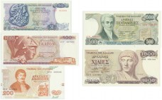 Greece, Set of 50 - 1.000 drachms 1978-96 (5pcs.)
All uncirculated.
Stany bankowe. Reference: Pick# 199-202, 204
Grade: UNC