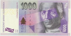 Slovakia, 1.000 korun 2005
Uncirculated.
Pięknie zachowane. Reference: Pick# 47
Grade: UNC
