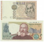 Italy, Set of 1.000-2.000 lirs 1982-83 (2 pcs.)
Uncirculated.
Stany bankowe. Reference: Pick# 103c, 109a
Grade: UNC