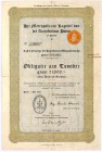 Archidiecezja Poznań (Posen), obligacja 1.000 guldenów, 1928
8% 25-letnia pożyczka hipoteczna Archidiecezji Poznańskiej - obligacja 1.000 guldenów
Nom...