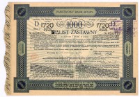 Państwowy Bank Rolny, 8% na 5,5% list zastawny, seria II, 1.720 zł
Państwowy Bank Rolny został założony w 1919 r. jako Polski Państwowy Bank Rolny, od...