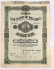 Bank Dyskontowy Warszawski akcja na 100 zł, 1926
Bank Dyskontowy Warszawski powstał zaraz po Banku Handlowym w Warszawie S.A. w 1871 roku i podobnie j...