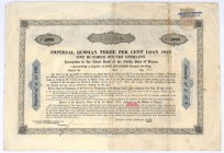 Imperium Rosyjskie, 3% pożyczka 1859, 100 funtów