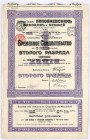 Société des Ateliers et Chantiers, świadectwo tymczasowe na akcję 100 rubli, Nikolaev