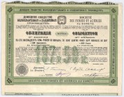 Société des Forges et Aciéries, obligacja 187,5 rubla, Warszawa 1911