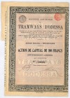 Tramways D'Odessa, akcja na 100 franków