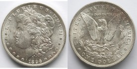 Monete Estere. USA. Dollaro Morgan 1896 Philadelphia. Ag. KM 110. Peso 26,76 gr. qFDC.