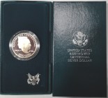 Monete Estere. USA. Dollaro 1990 P. Ag. Eisenhower. In confezione originale della Zecca. FS. (D. 0721)