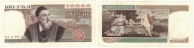 Banconote. Repubblica Italiana. 20.000 Lire Tiziano. D.M. 21-02-1975. Gig. BI77A. BB+. Ondulazioni e pieghe. R. (D. 7120)