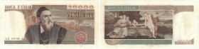 Banconote. Repubblica Italiana. 20.000 Lire Tiziano. D.M. 21-02-1975. Gig. BI77A. Pieghe e ondulazioni. Nel complesso BB. R. (D. 7220)
