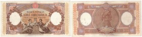 Banconote. Repubblica Italiana. 10.000 Lire Regine del Mare. D.M. 2 Novembre 1961. Gig. BI73S. qSPL. Pieghe a croce. (D. 7120)