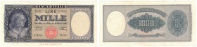 Banconote. Repubblica Italiana. 1.000 lire Italia. (Medusa). D.M. 11 febbraio 1949. Gig. BI54C. BB+/qSPL. R. (D. 5720)