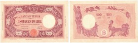 Banconote. Repubblica Italiana. 500 Lire Grande C. (B.I.) D.M. 20-11-1946. Gig. BI37B. Nel complesso qSPL/SPL. (D. 6720)