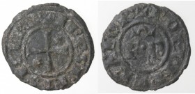 Zecche Italiane. Messina. Federico II. 1197-1250. Denaro F.R omega. Mi. Sp. 144. Peso gr. 0,77. Diametro mm. 17. BB.