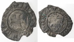 Zecche Italiane. Napoli. Roberto d'Angiò. 1309-1343. Denaro Gherardino. Mi. P.R. 3. Peso gr. 0,57. Diametro mm. 16 x 13. qBB. Tondello irregolare. NC....