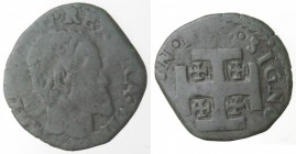 Zecche Italiane. Napoli. Filippo II. 1556-1598. Tre cavalli. Ae. Peso gr. 2,81. Diametro mm. 22. MB.
